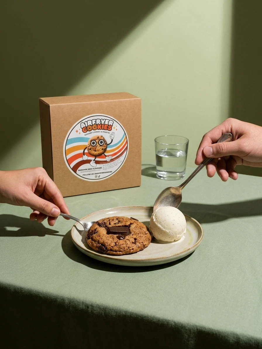 Cookie & ice cream