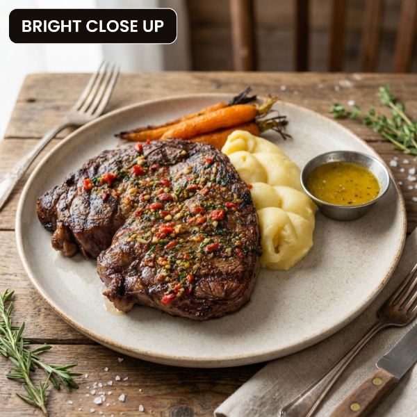 Bright Close-up style
